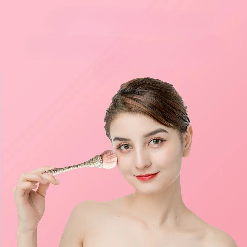 Wholesale Diamond Loose Powder Oversized Makeup Brush ACC-MB-Fengg001