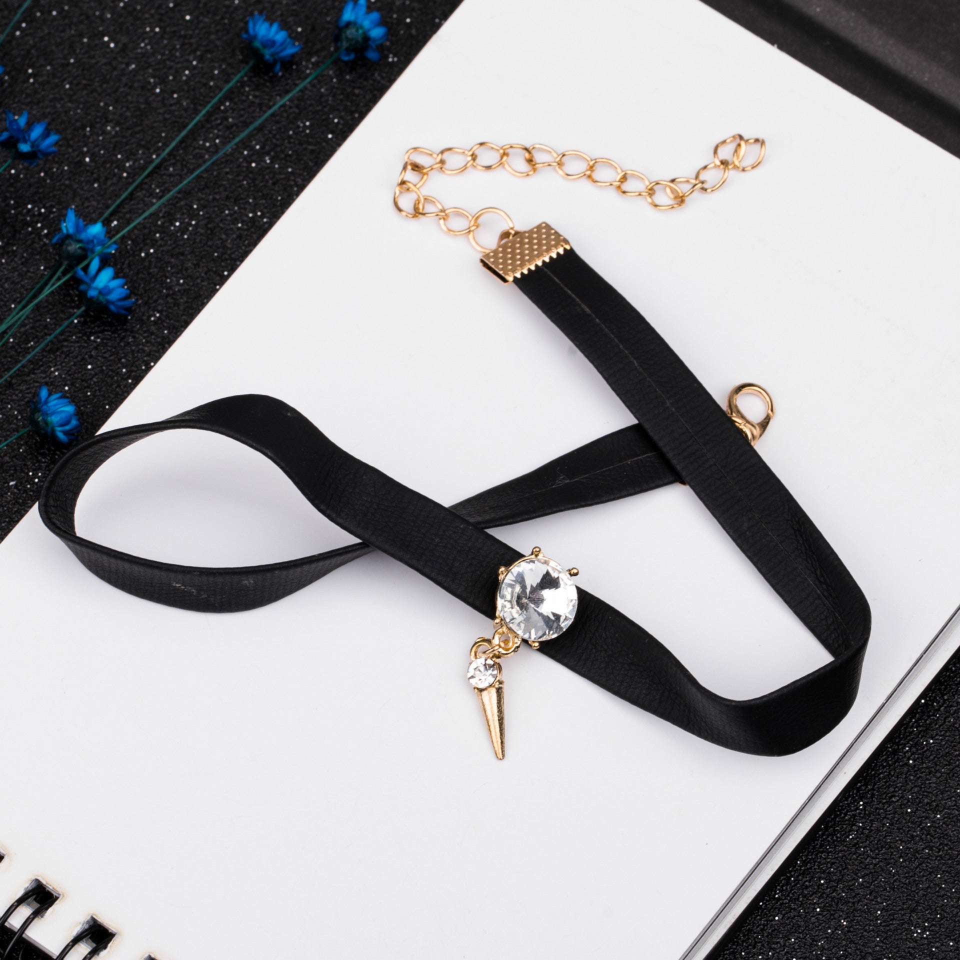 Wholesale  velvet lace neckband collar women's short clavicle chain necklaces