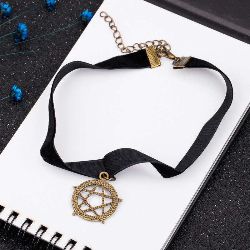 Wholesale  Vintage Velvet Lace Necklace