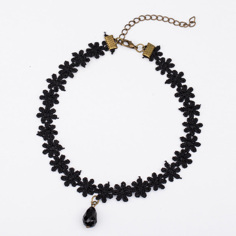 Wholesale  Vintage Velvet Lace Necklace