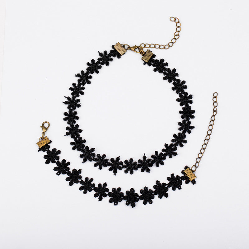 Wholesale  Vintage Velvet Lace Necklace