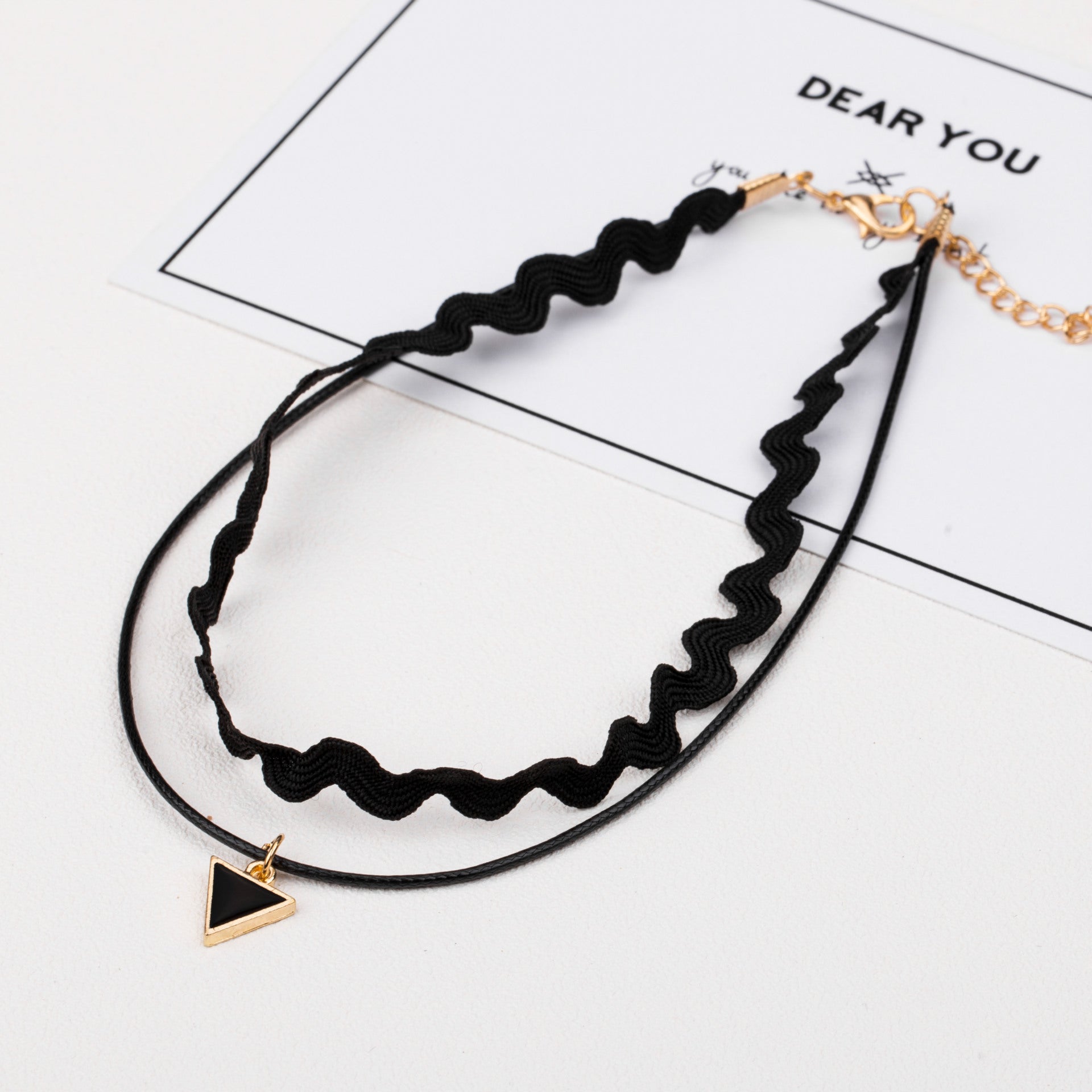 Wholesale  velvet lace neckband collar women's short clavicle chain necklaces