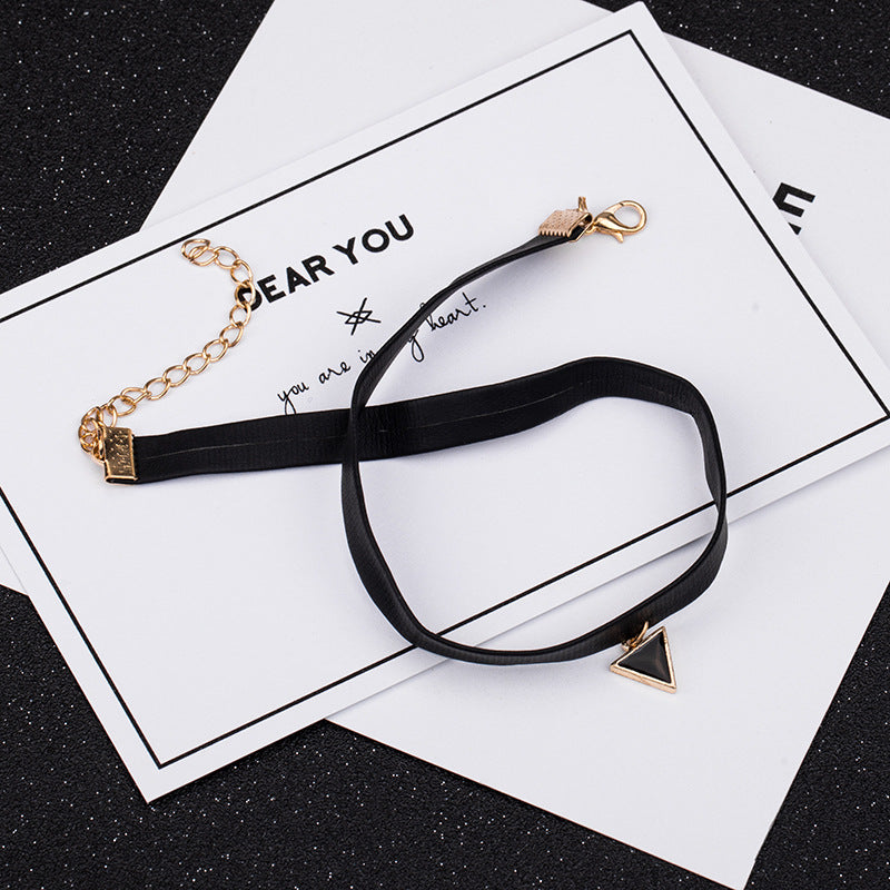 Wholesale  velvet lace neckband collar women's short clavicle chain necklaces