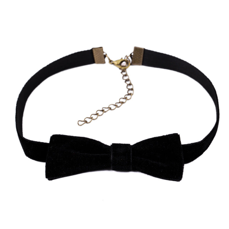 Wholesale vintage velvet lace neckband short clavicle chain necklaces