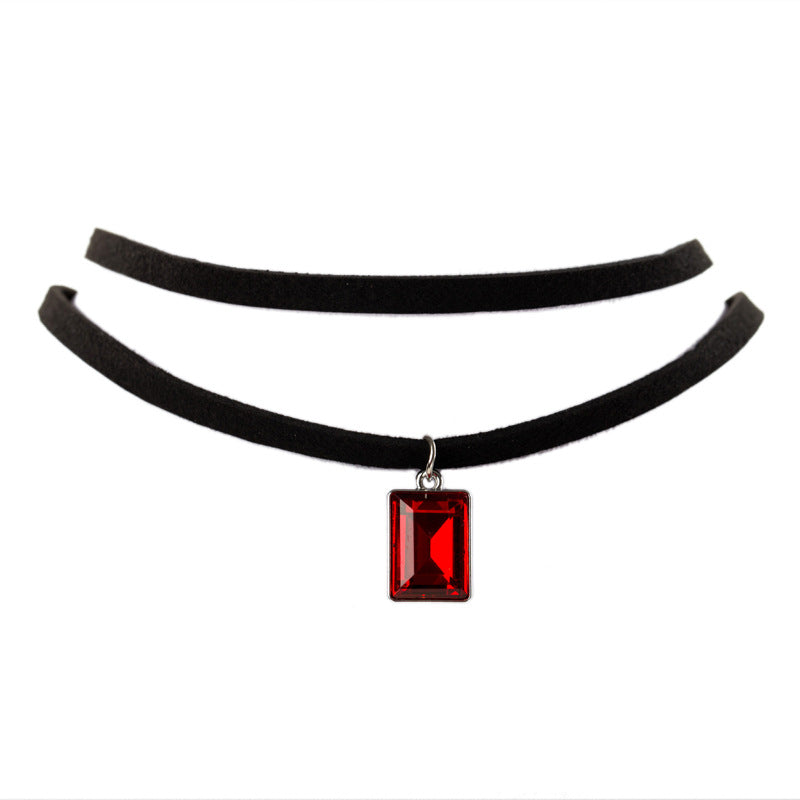 Wholesale vintage velvet lace neckband short clavicle chain necklaces