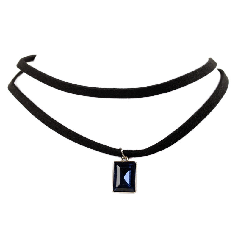 Wholesale vintage velvet lace neckband short clavicle chain necklaces