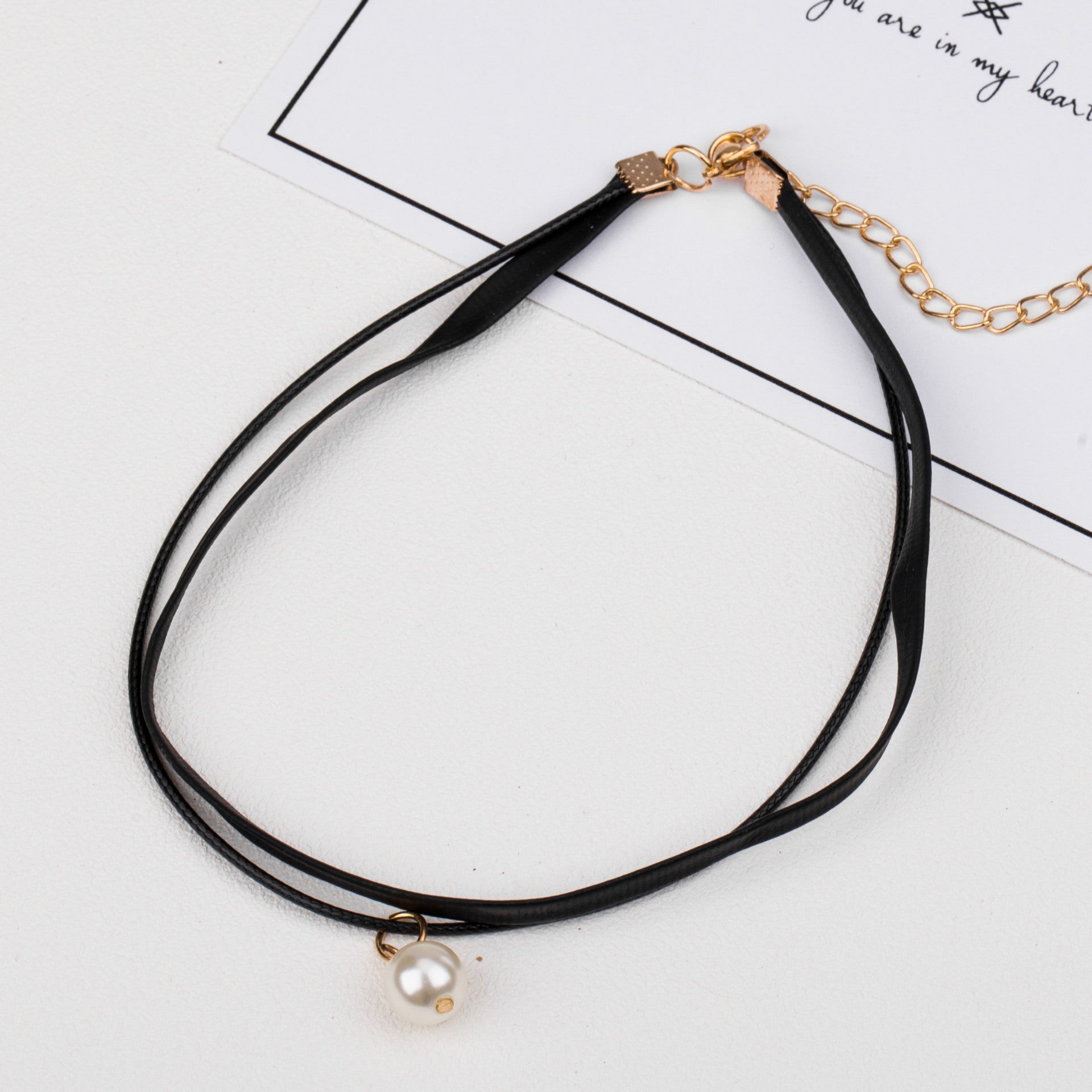 Wholesale  velvet lace neckband collar women's short clavicle chain necklaces