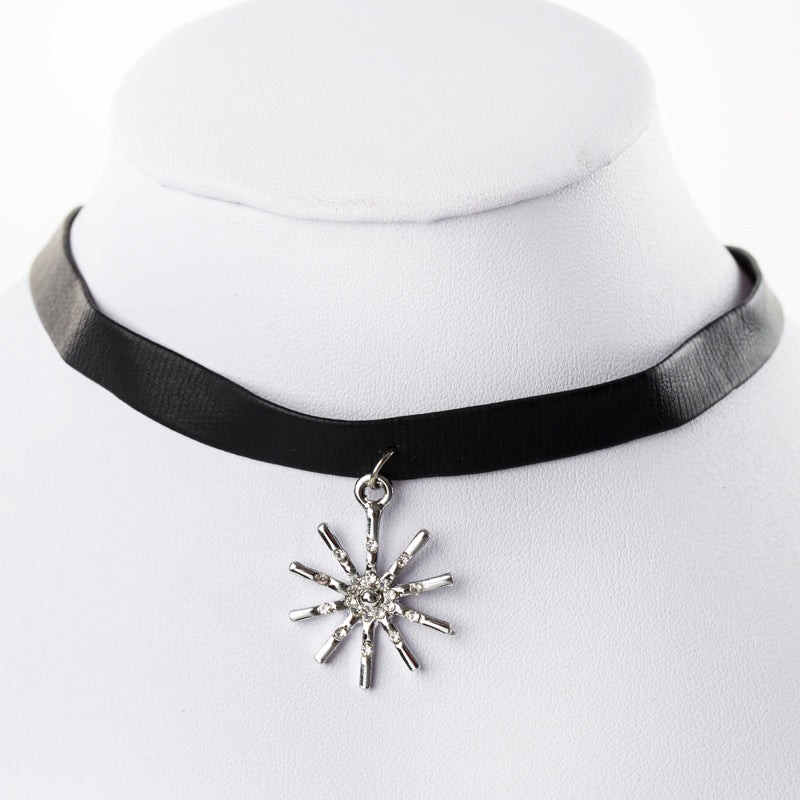 Wholesale  velvet lace neckband collar women's short clavicle chain necklaces