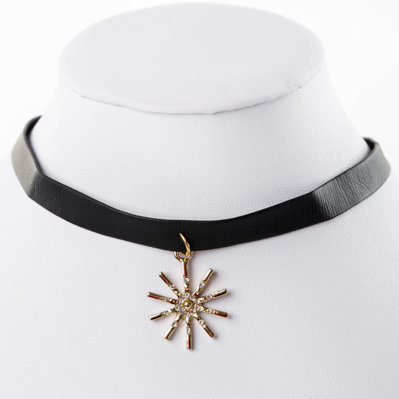 Wholesale  velvet lace neckband collar women's short clavicle chain necklaces