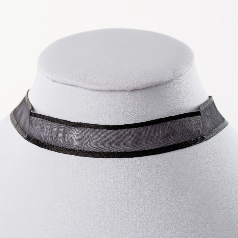 Wholesale  velvet lace neckband collar women's short clavicle chain necklaces