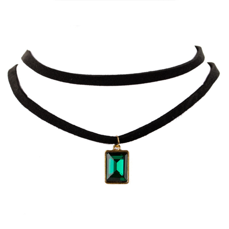 Wholesale vintage velvet lace neckband short clavicle chain necklaces