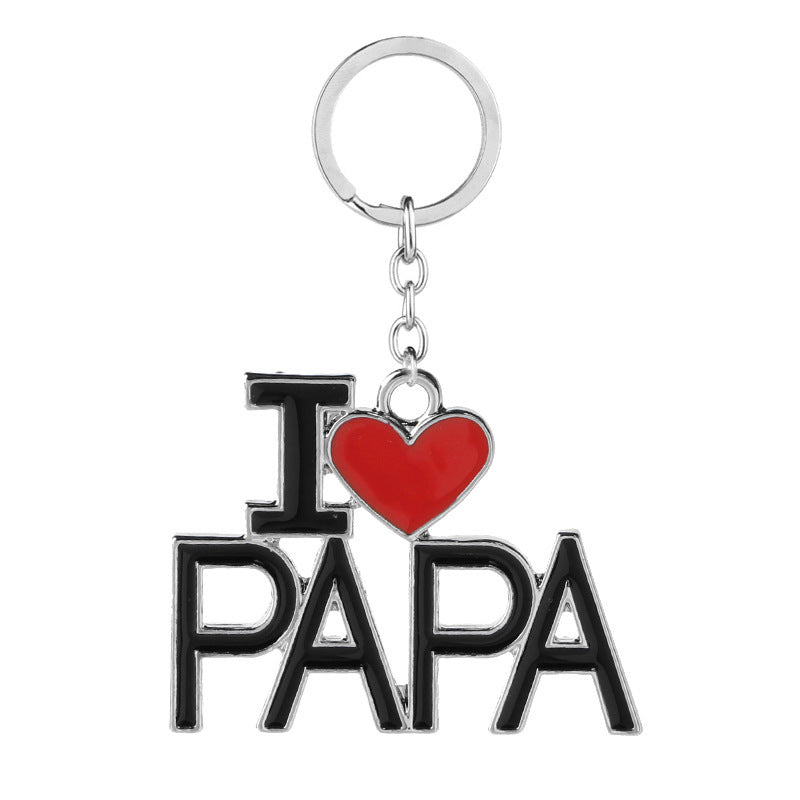 Wholesale Mother's Day and Father's Day Gifts Zinc Alloy Keychain ACC-KC-ZhiJia001