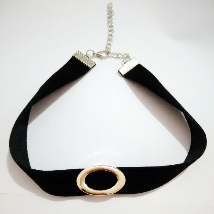 Wholesale  velvet lace neckband collar women's short clavicle chain necklaces