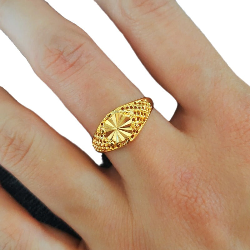 Wholesale Gold Big Flower Ring ACC-RS-WanXi010
