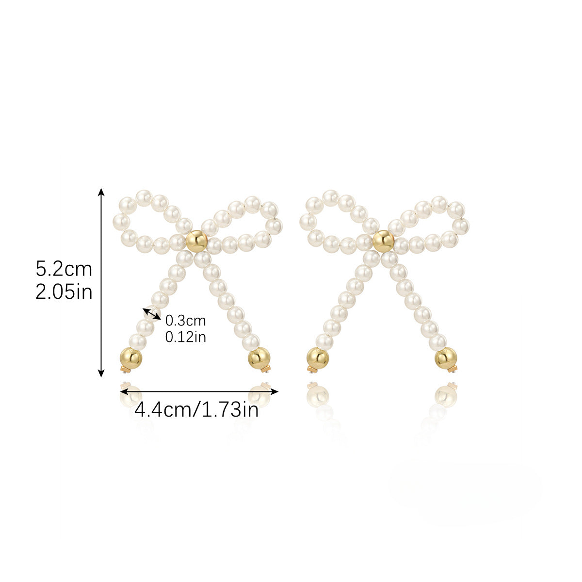 Wholesale Bow Zinc Alloy Earrings ACC-ES-ManYi002