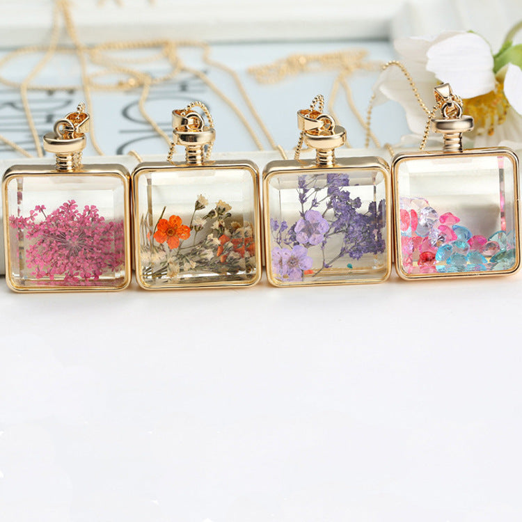 Wholesale  Multicolor Optional Necklace Flower Specimen Necklace
