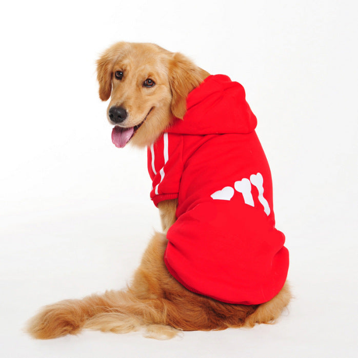 Wholesale Large Dog Fleece Sweatshirt Golden Retriever Husky Labrador Dog Clothes