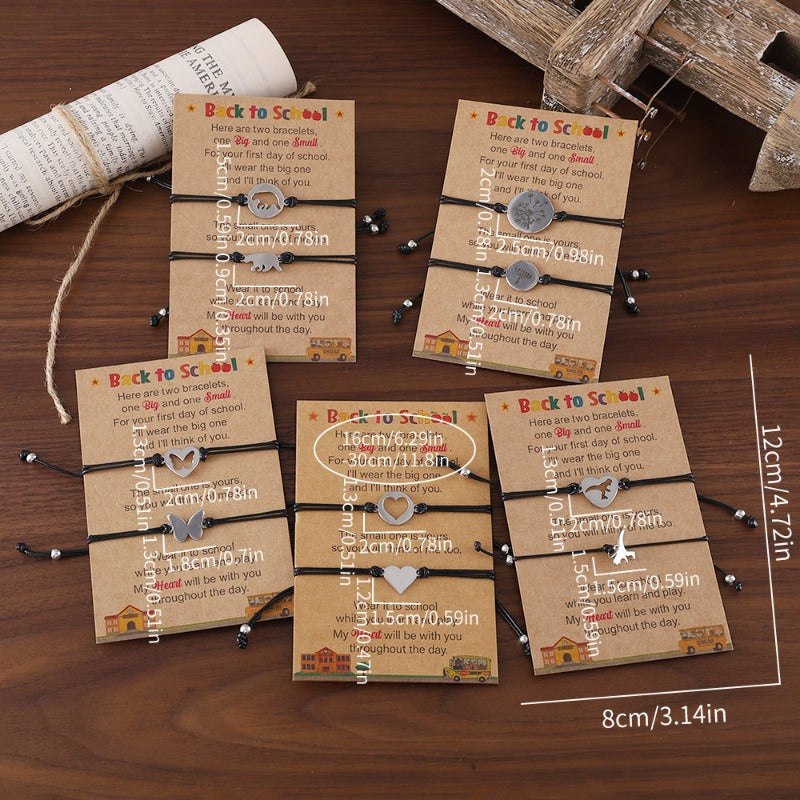 Wholesale Back to School Teacher's Day Love Braided Bracelet ACC-BT-zhiyu006