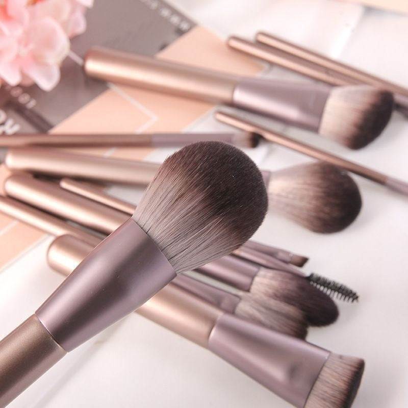 Wholesale 12pcs/set Cangzhou Soft-haired Small Grape Makeup Brush Set ACC-MB-Feim005