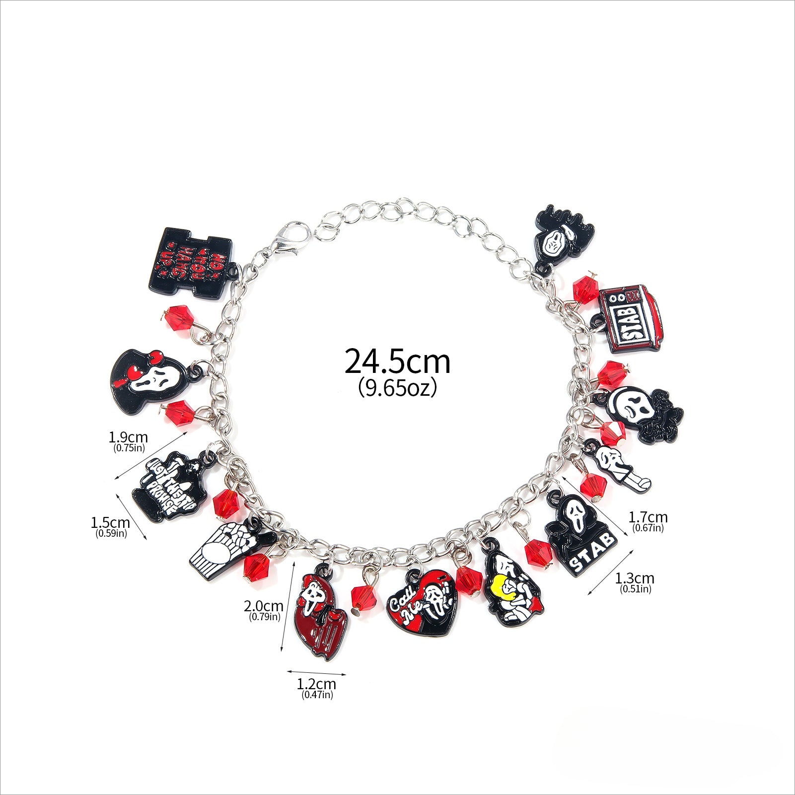 Wholesale Halloween Horror Skull Ghost Face Killer Cartoon Bracelet ACC-BT-MuMing001