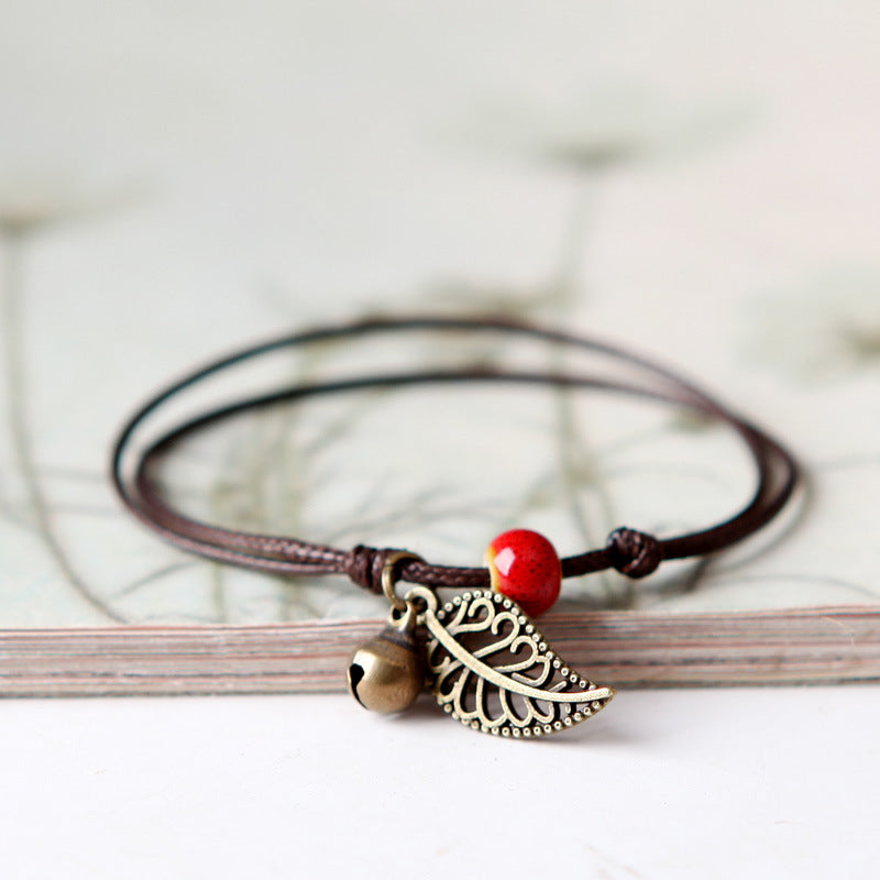 Wholesale Bohemian Retro  Leaf Bracelet Jewelry