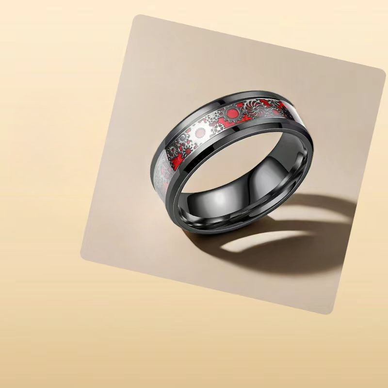 Wholesale Titanium Steel Rings Men’s Rings ACC-RS-Xinj002