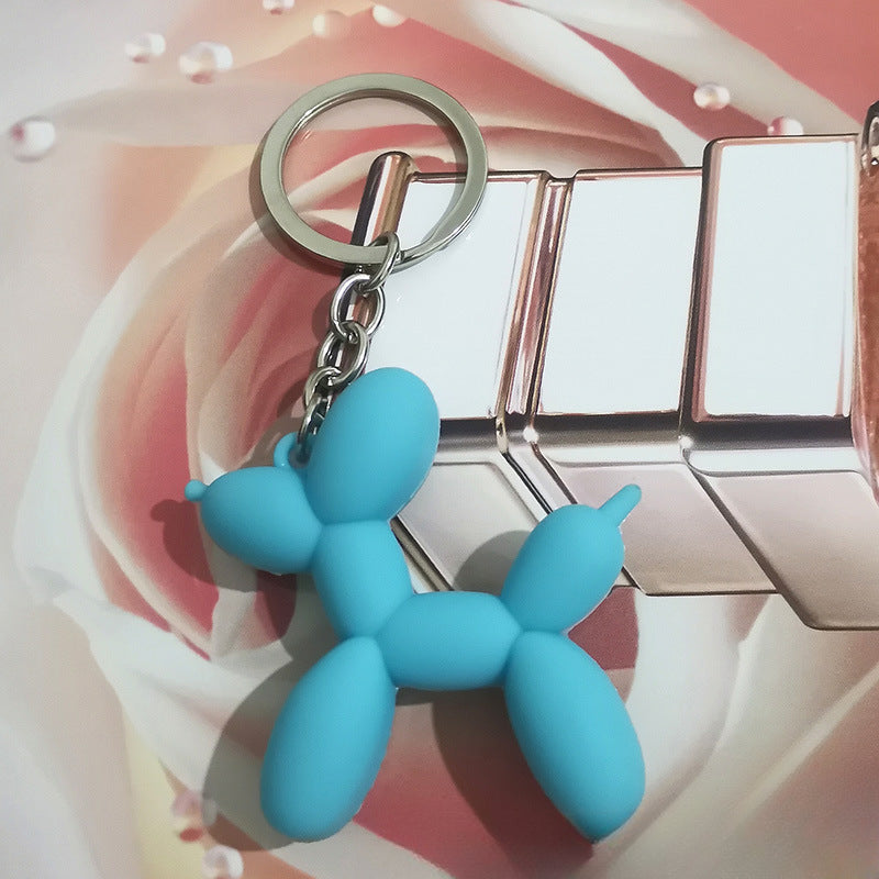 Wholesale Cute Three-dimensional Balloon Dog Keychain Cartoon Silicone Bag Ornaments ACC-KC-YCY003