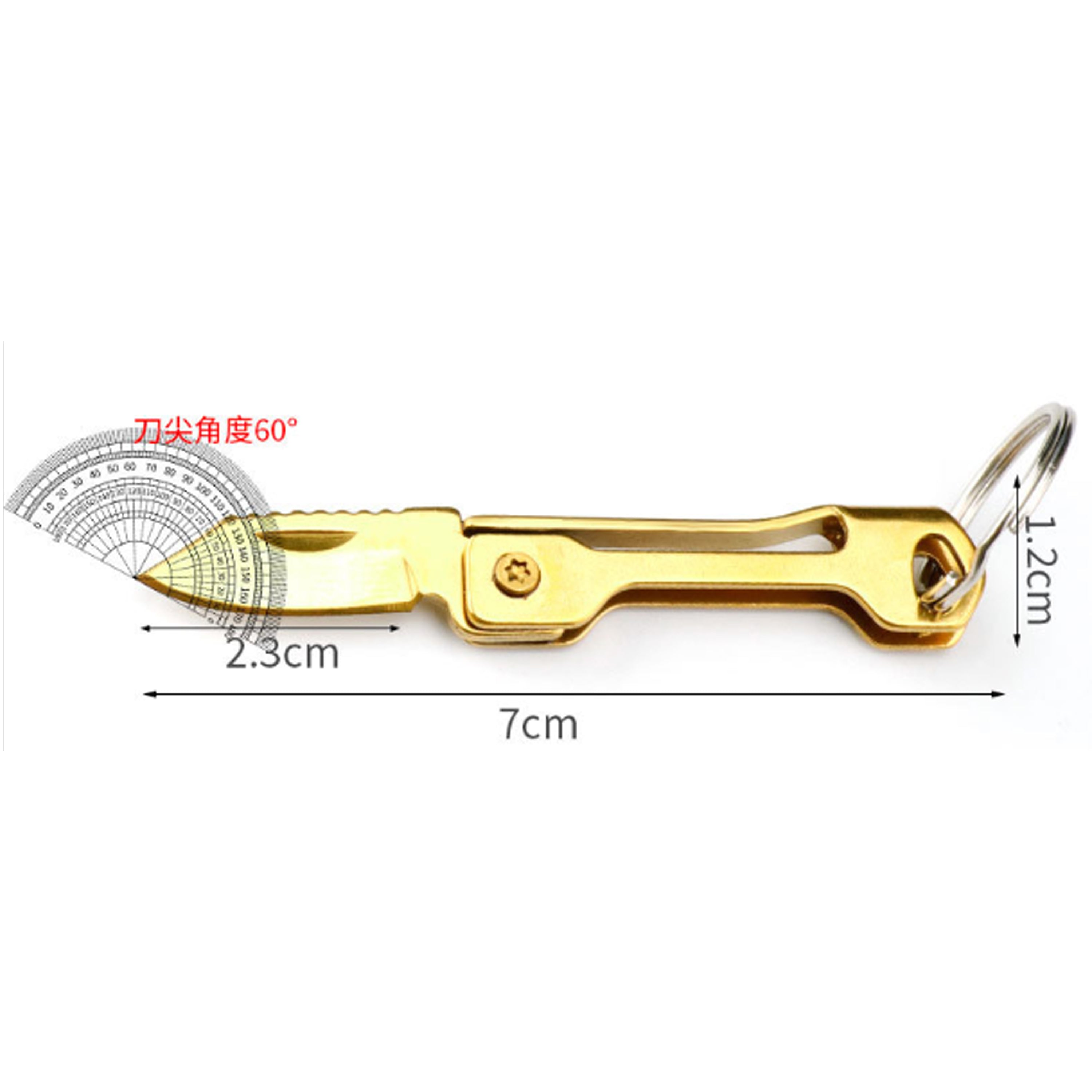 Wholesale Multifunctional Portable Folding Key Pendant Unboxing Tool Keychains