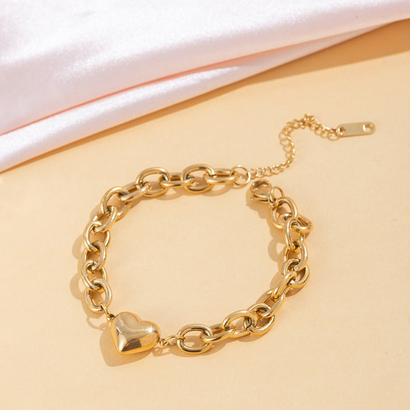 Wholesale Love Heart Pearl Bracelet ACC-BT-QiYun001
