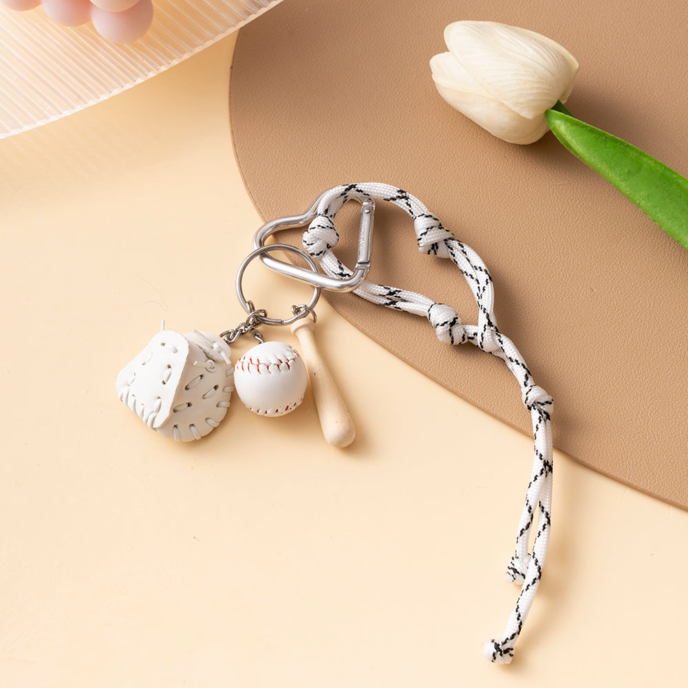 Wholesale Alloy Color Rope Baseball Set Creative Mini Pendant Keychain Shoulder Bag ACC-KC-ZhiYa068
