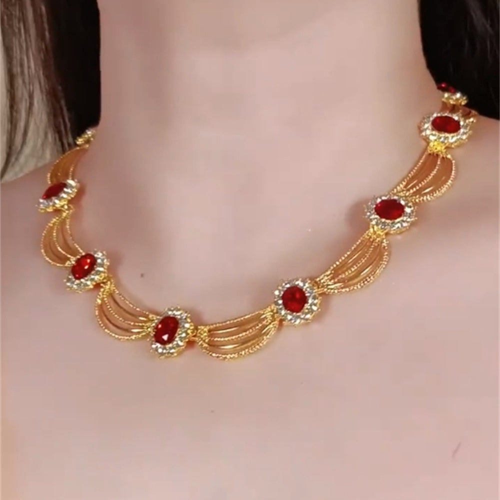 Wholesale Vintage Chain Choker Collar Bone Chain Choker Necklace ACC-NE-Qunq002