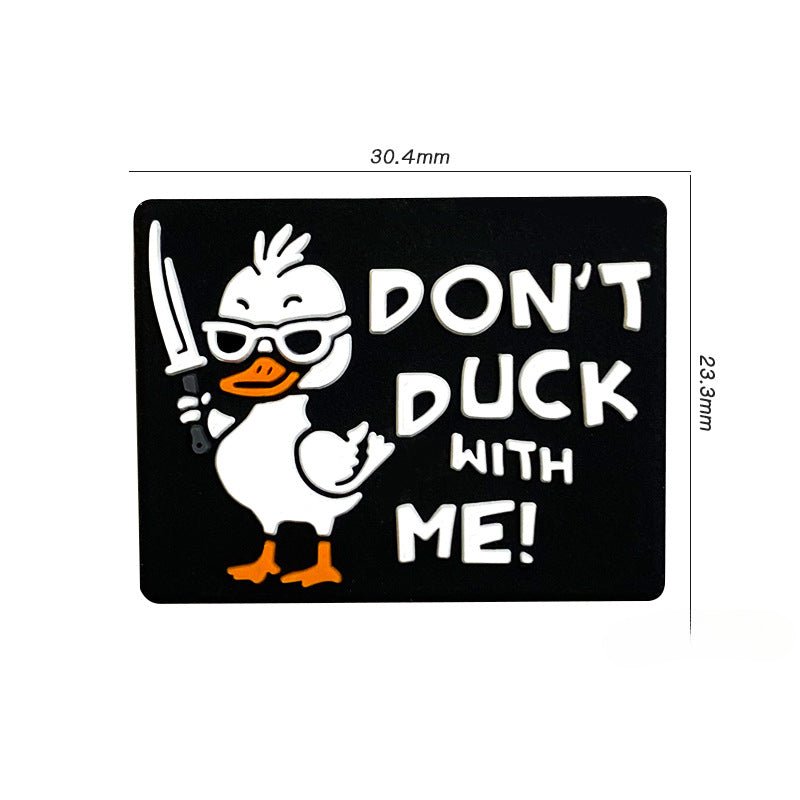 Wholesale 10pcs Duck Silicone Cartoon Focal Beads ACC-BDS-WDX252