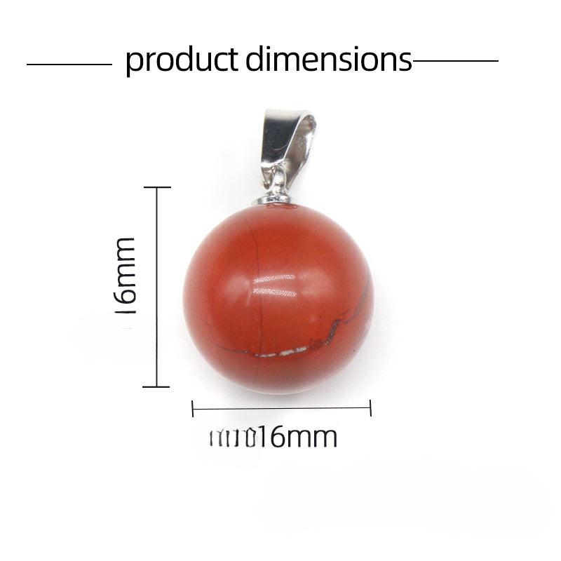 Wholesale 16mm Natural Stone Necklace Pendant ACC-PT-KeSuo001