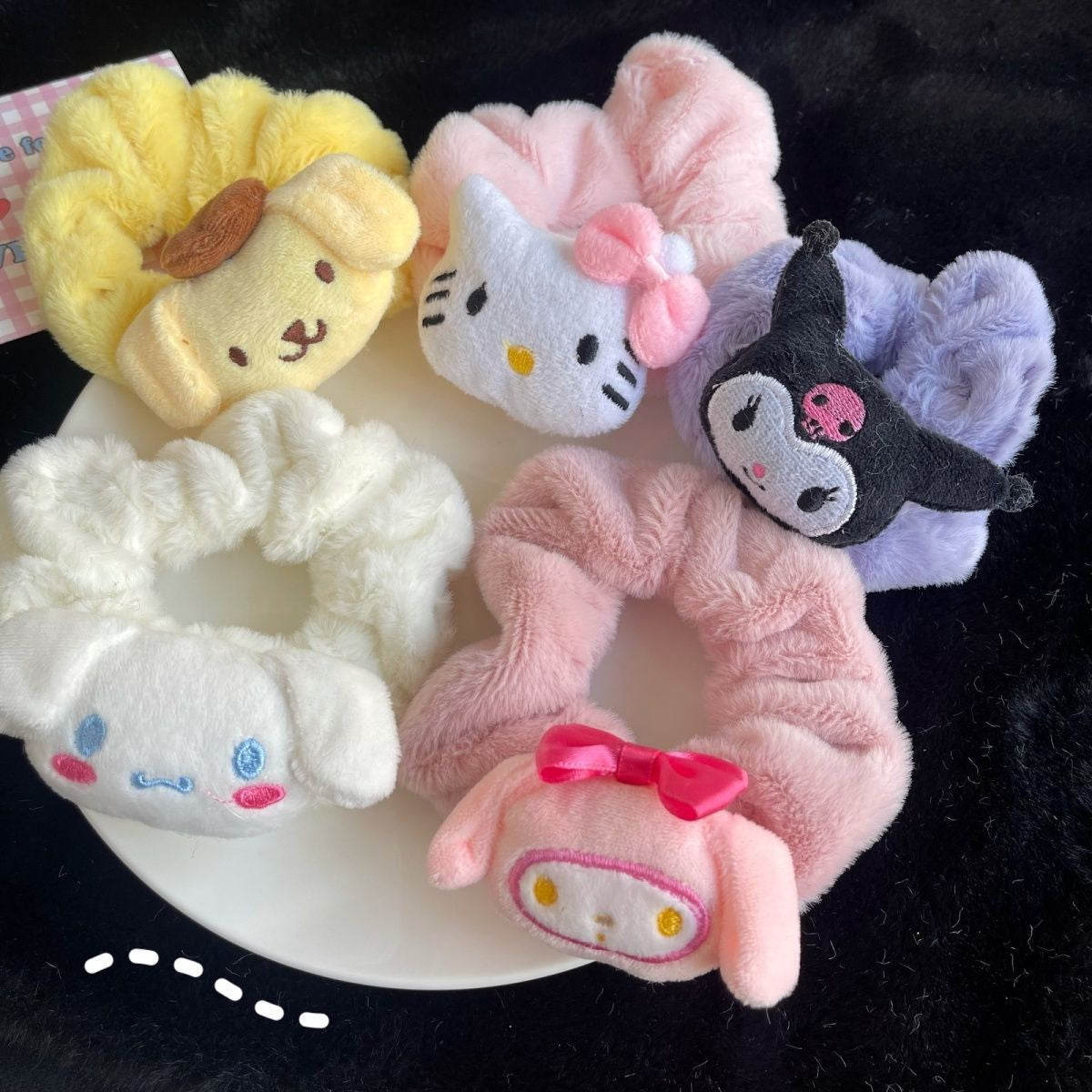Wholesale Cartoon Cute Plush Hair Ring Kids Hair Scrunchies ACC-HS-Hanl003