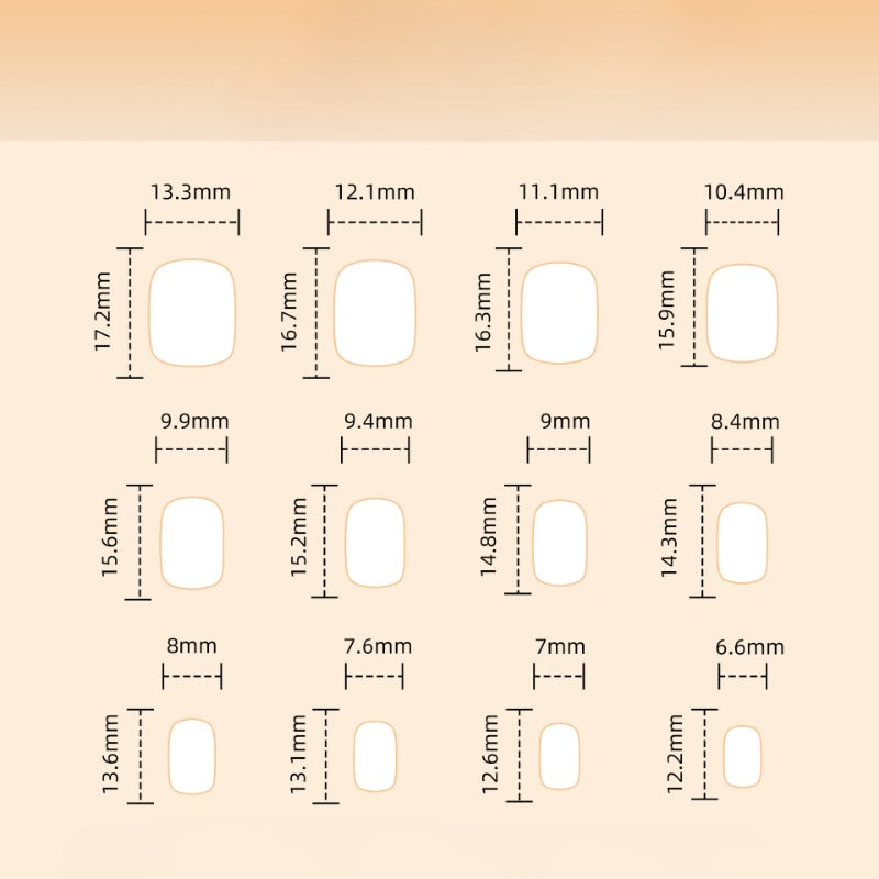 Wholesale 24 Pieces/box Dark Brown Cat Eye Nails Kits Nail Stickers ACC-NS-LeFan142