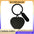 Custom Keychain with Laser Engraved Text or Logo - Multi-color Heart-shaped Small Strip Metal Keychain