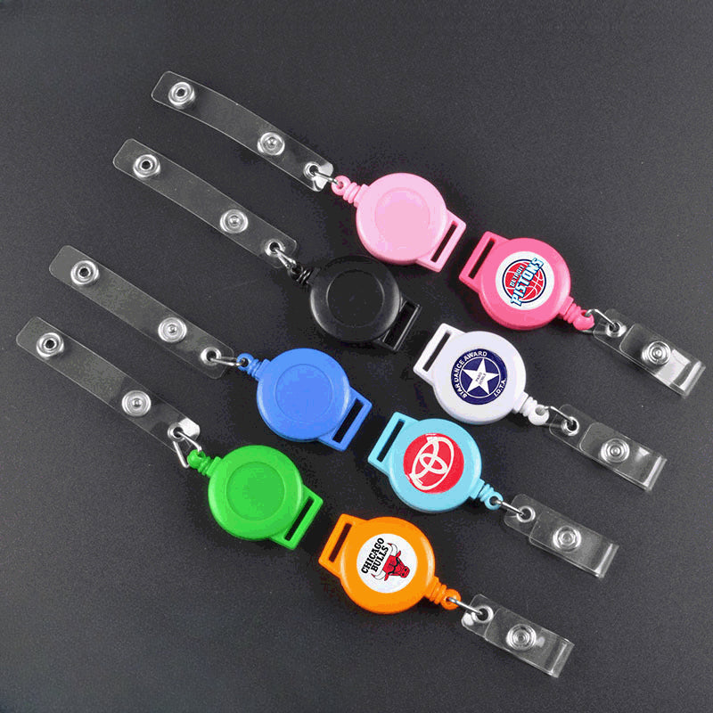 Wholesale 10pcs Badge Reels Retractable Keychains ACC-KC-YuHui005