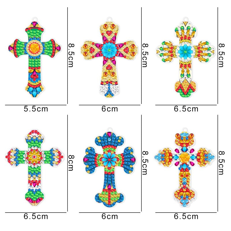 Wholesale Acrylic Cute Small Animal Dot Diamond Painting Custom Keychains ACC-KC-XingNa001