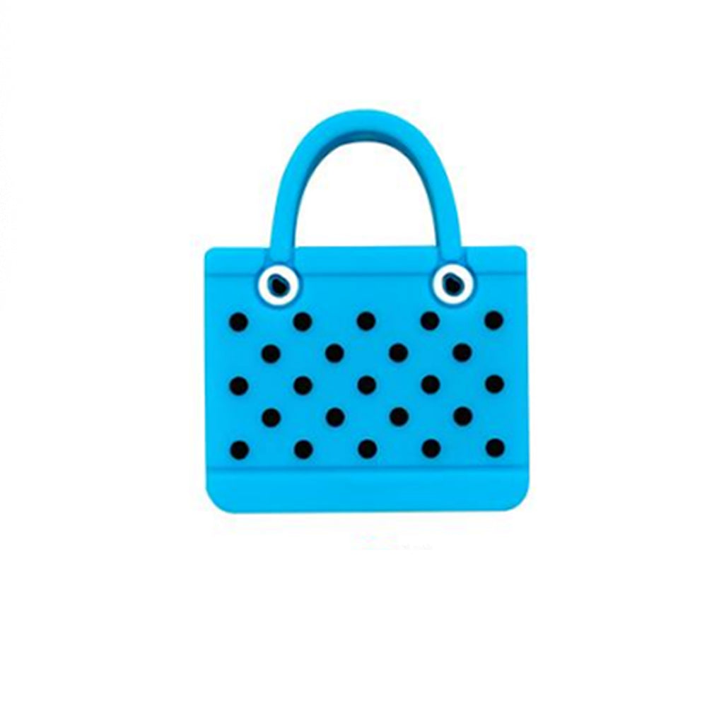 Wholesale 10pcs Cartoon Beach Bag Silicone Beads Focal Beads DIY Bead Pen Accessories ACC-BDS-WDX216