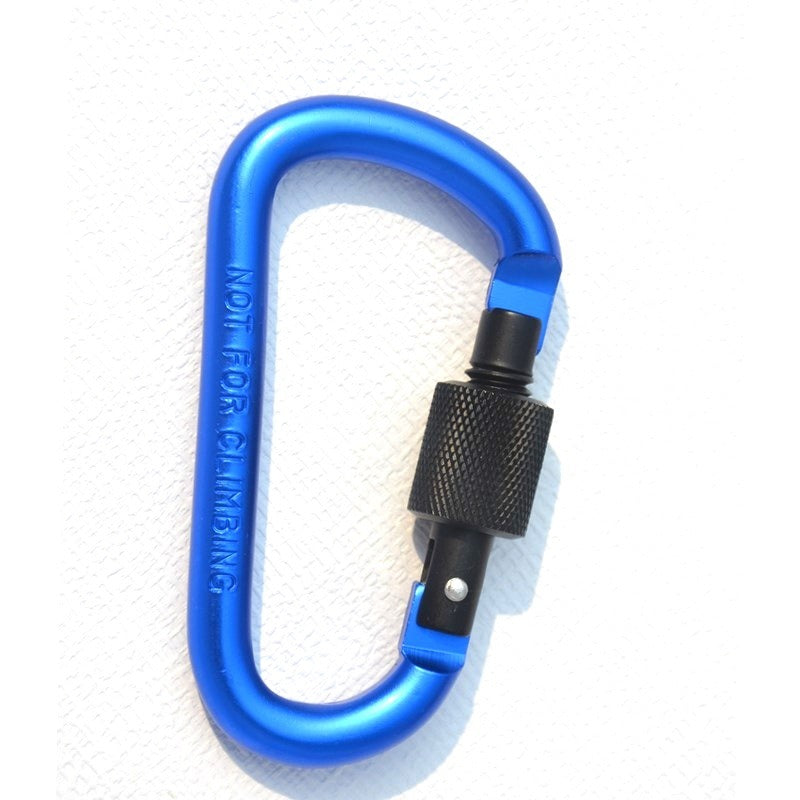 Wholesale Bold 8CM D-type Locking Carabiner Aluminum Alloy Backpack Buckle ACC-KC-KaBiao013