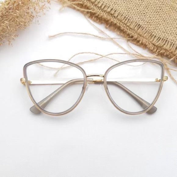 Wholesale Optical Glasses for Women Retro Plain Glasses Anti-blue Light Glasses Vintage ACC-SG-Dingc007