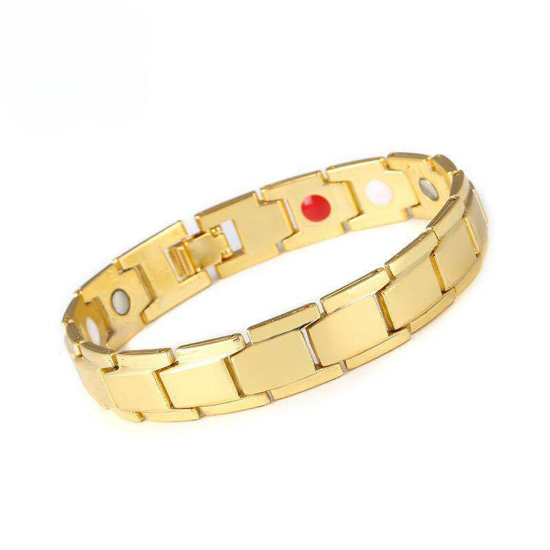 Wholesale Detachable Magnet Bracelet Alloy for Couples ACC-BT-YunJin004