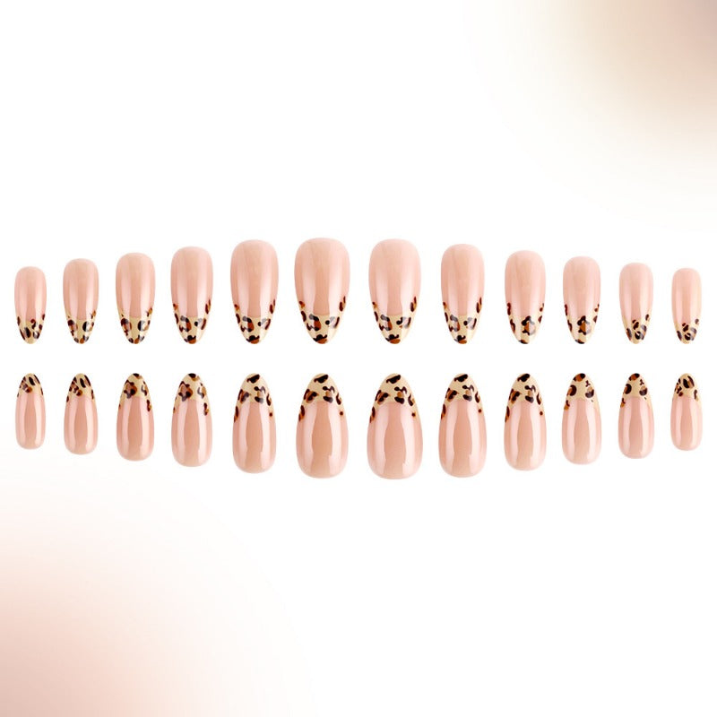 Wholesale 24 Pieces/box Valentine's Day Leopard Nails Kits Nail Stickers ACC-NS-MiKe038