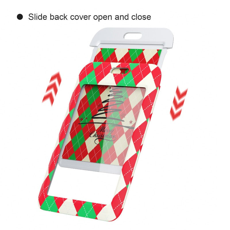 Wholesale 10pcs Christmas Lanyard Card Holder Keychain ACC-KC-LeBei001