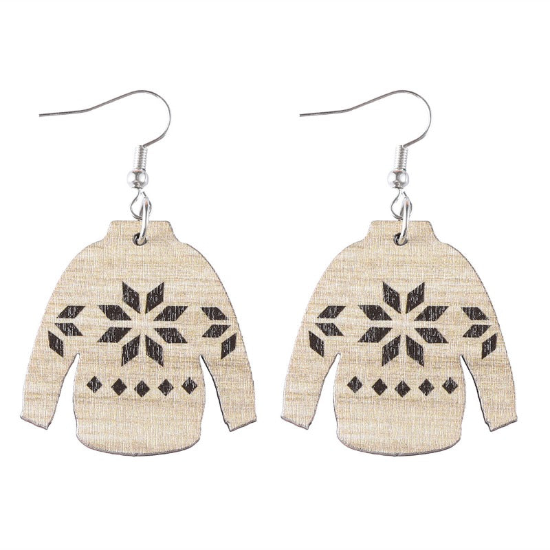 Wholesale Bohemian Snowflake Sweater Gloves Pendant Earrings ACC-ES-ChuLian135