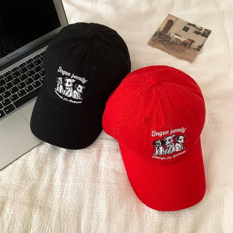 Wholesale Cute Red Dog Baseball Cap ACC-HT-Xianj004