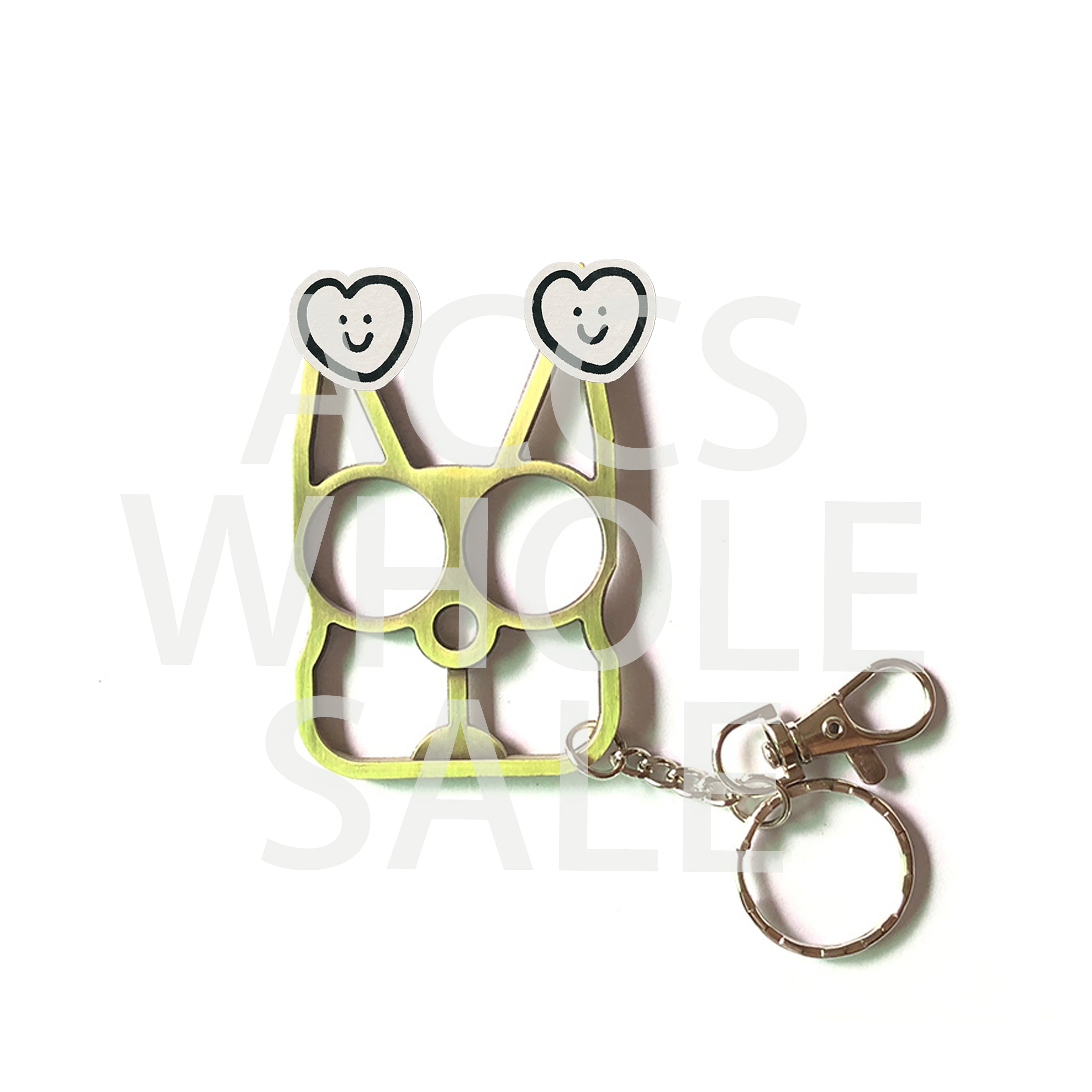 Wholesale Outdoor Gear Colorful Leopard Print Metal Keychains