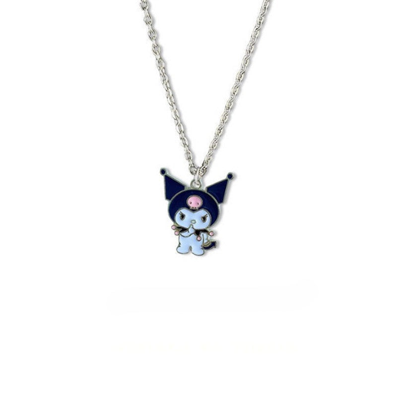 Wholesale Cartoon Cute Small Fresh Doll Alloy Necklace ACCVIP-NE-Hany001