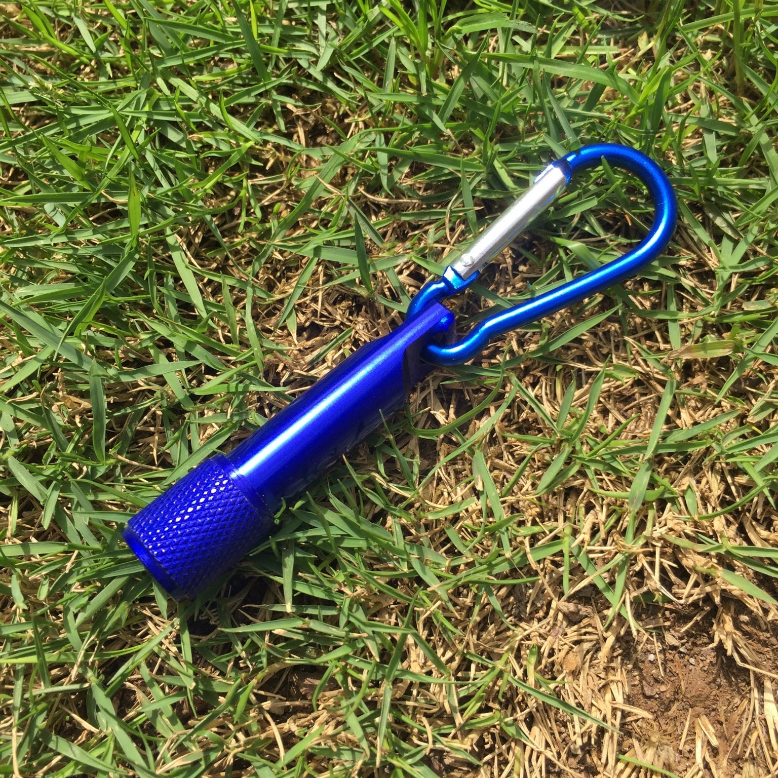 Wholesale Colorful Aluminum Alloy LED Mini Flashlight Carabiner Keychain ACC-KC-KaBiao010