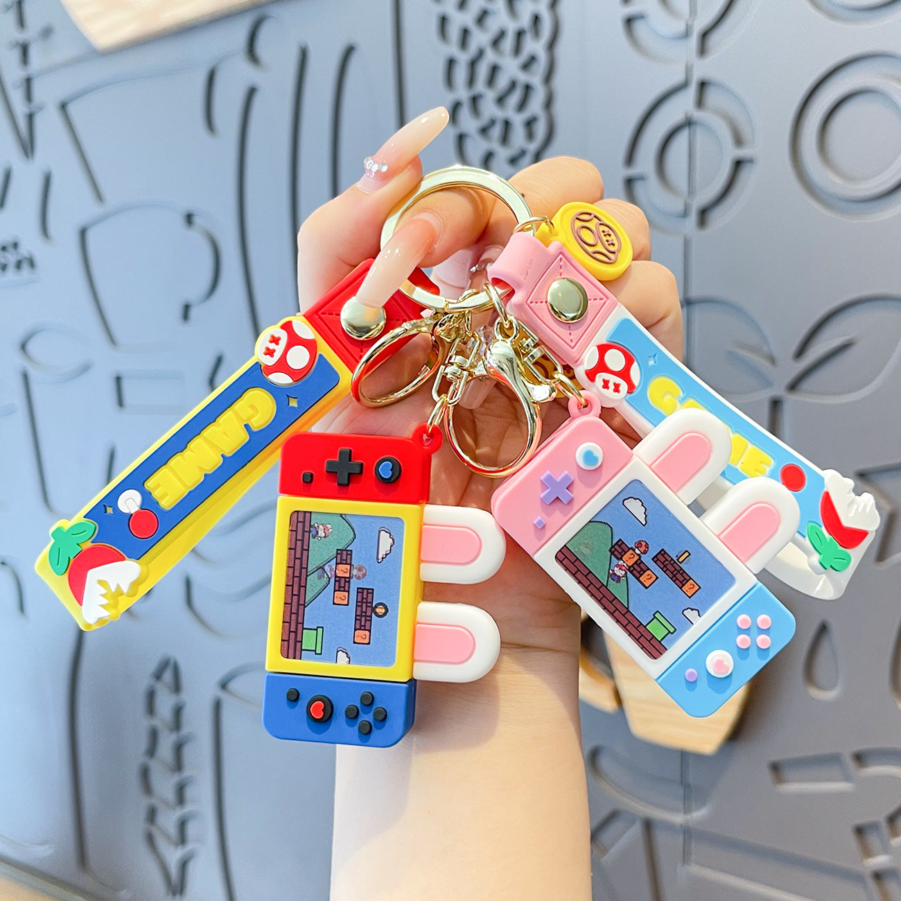 Wholesale Cartoon Cute PVC Soft Keychain ACC-KC-ZhiWu007